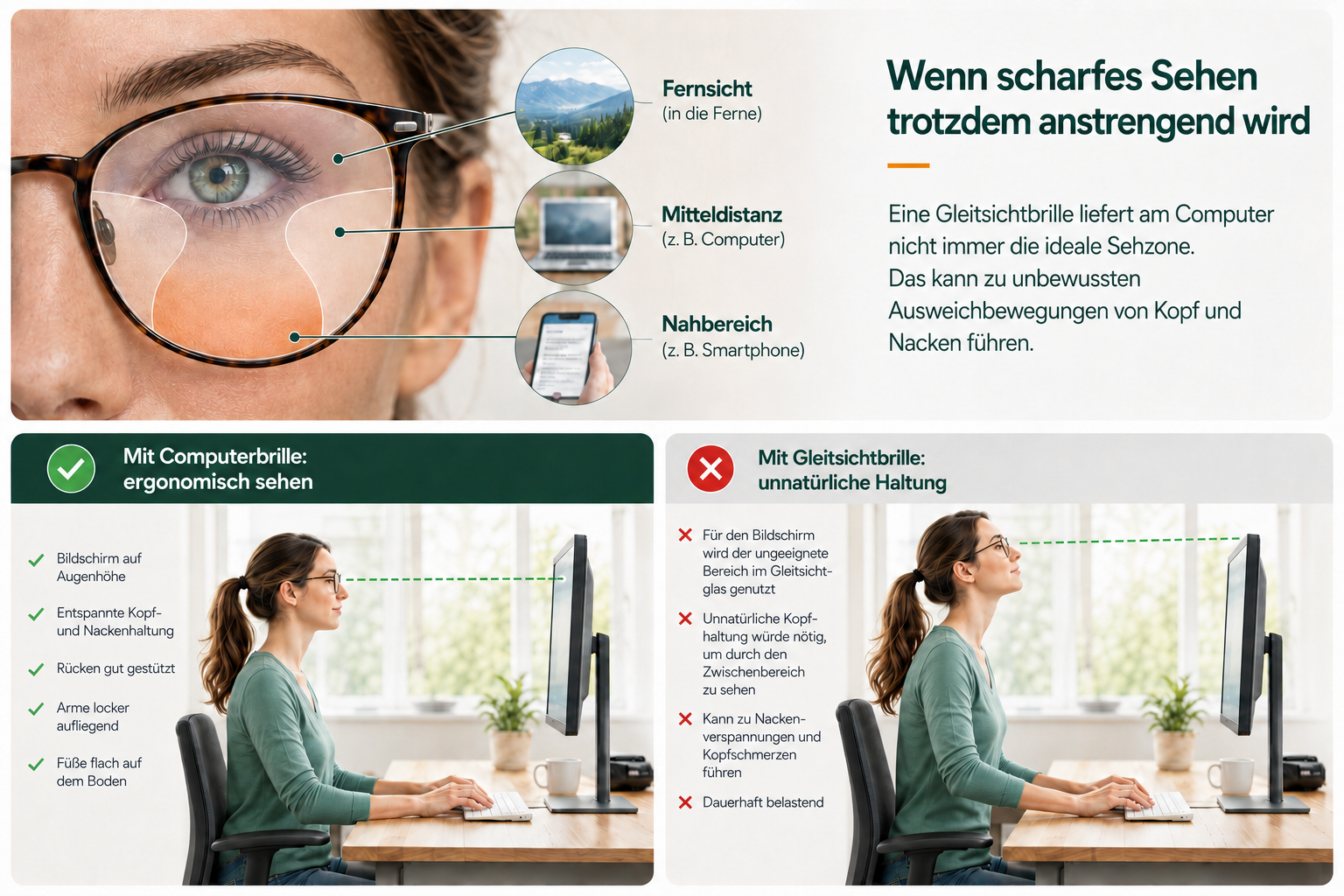 Warum eine Computerarbeitsbrille weit mehr ist als eine Brille für den Bildschirm